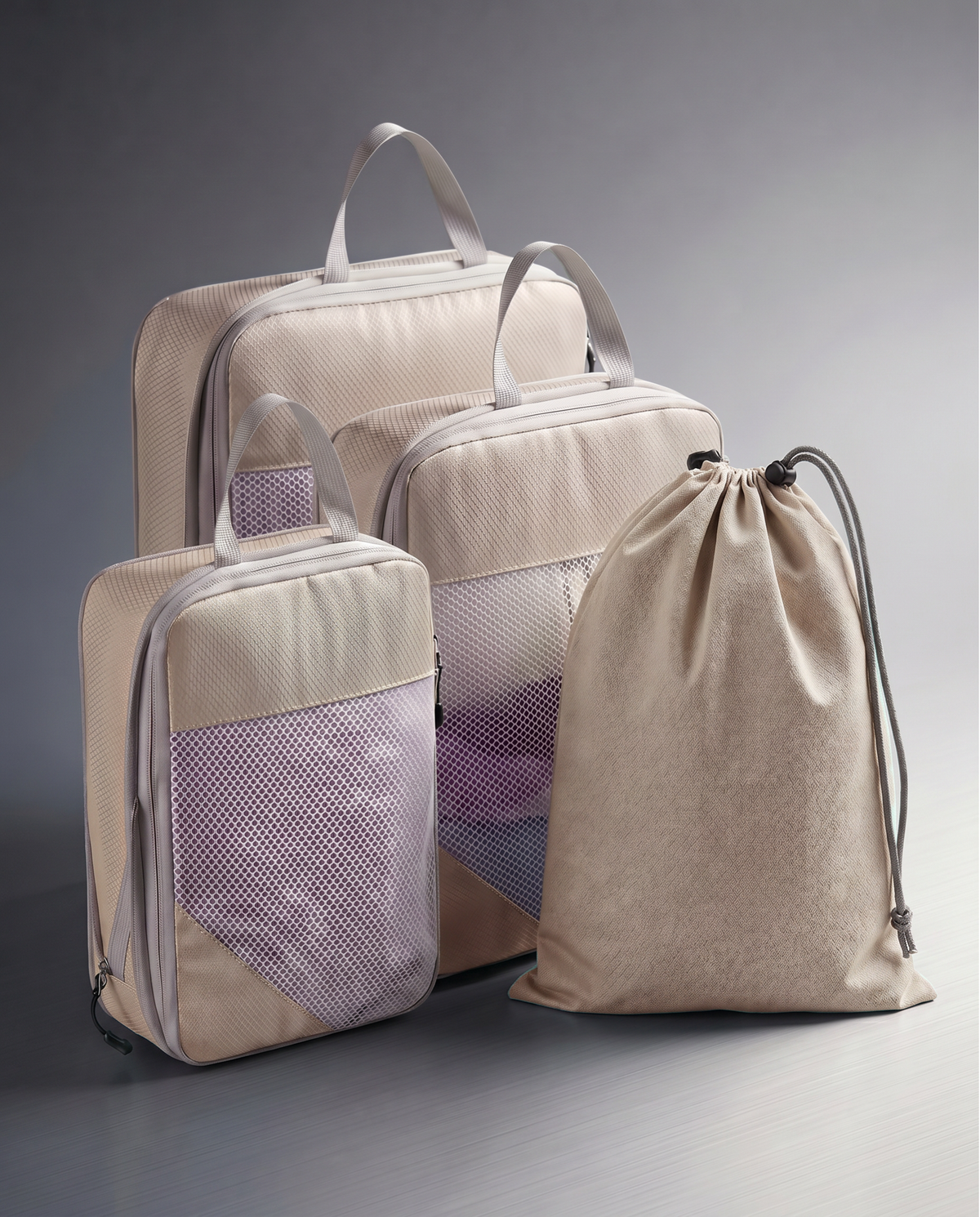Mesh Compression Packing Cubes - 4 Pack