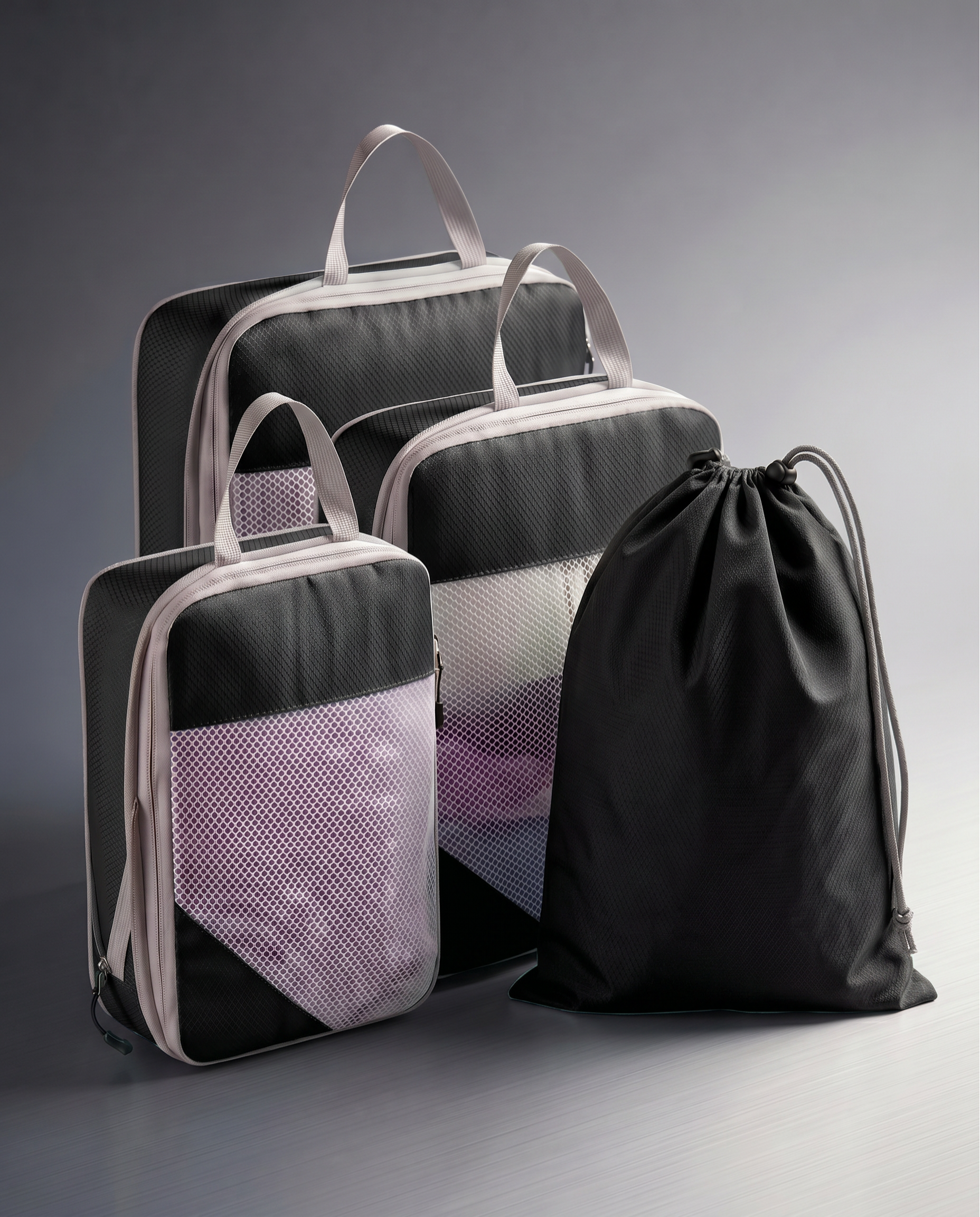 Mesh Compression Packing Cubes - 4 Pack