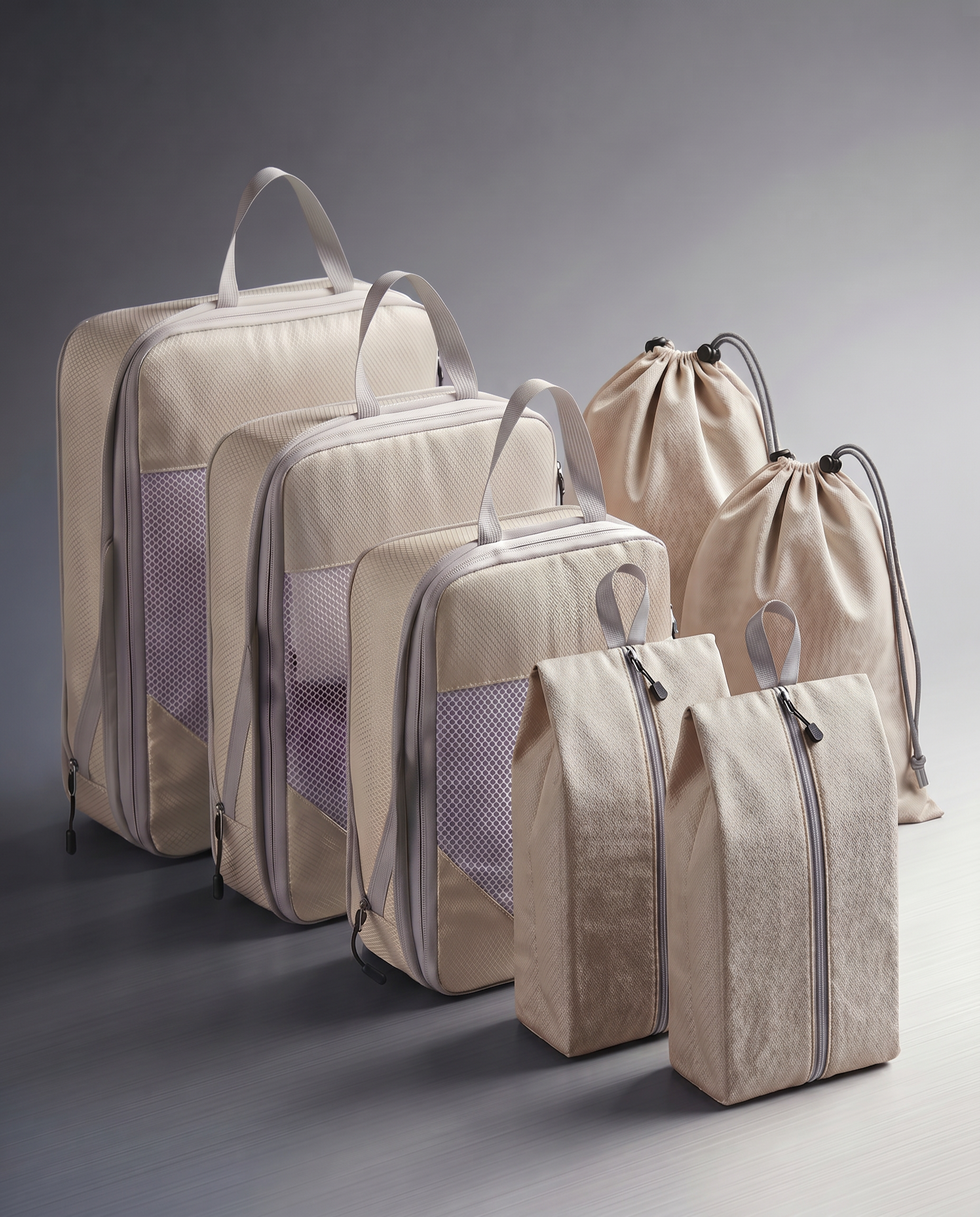 Mesh Compression Packing Cubes - 7 Pack