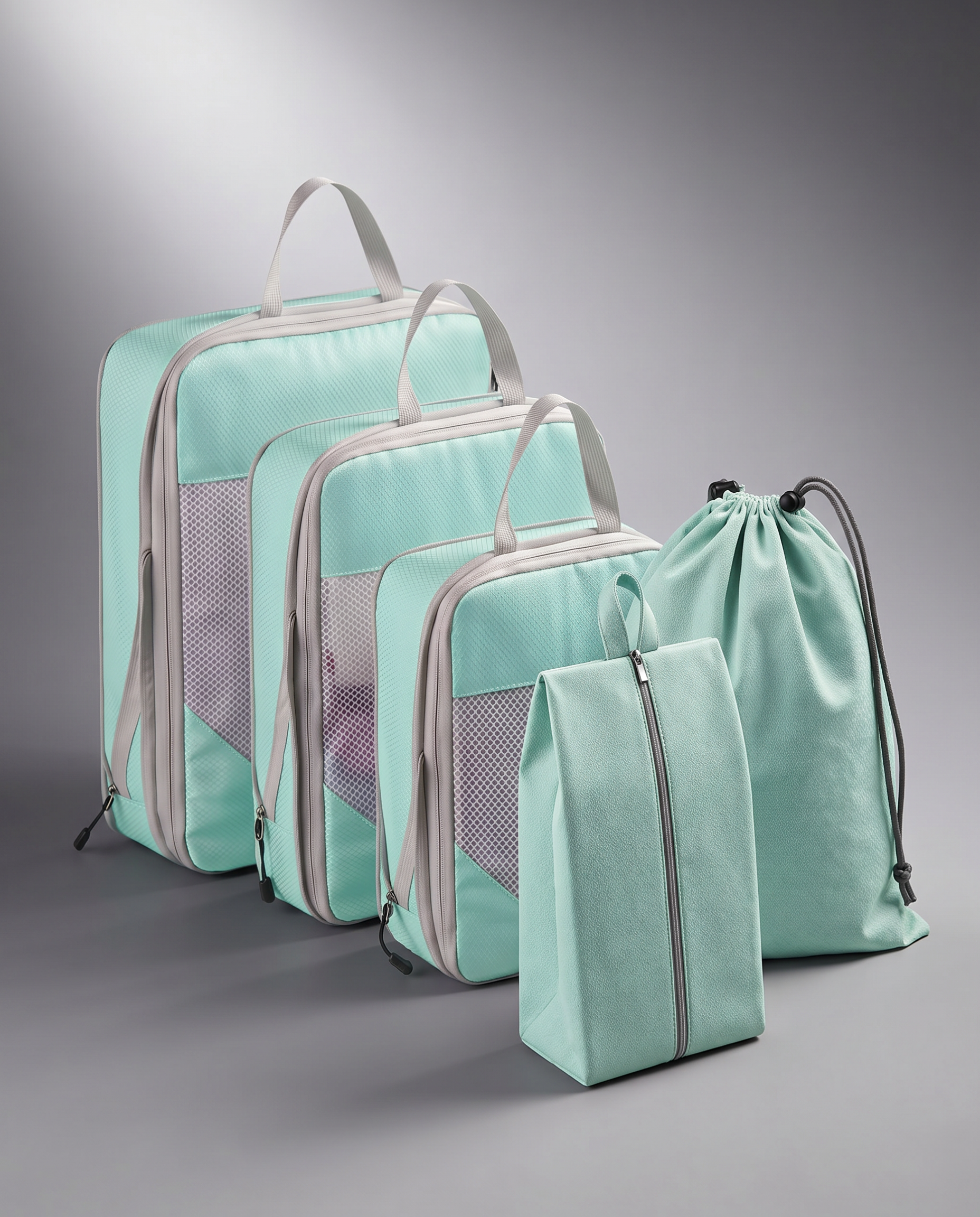 Mesh Compression Packing Cubes - 5 Pack